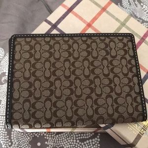 Coach passport holder